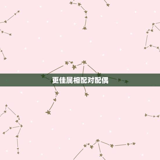 更佳属相配对配偶，12生肖更佳姻缘配对表