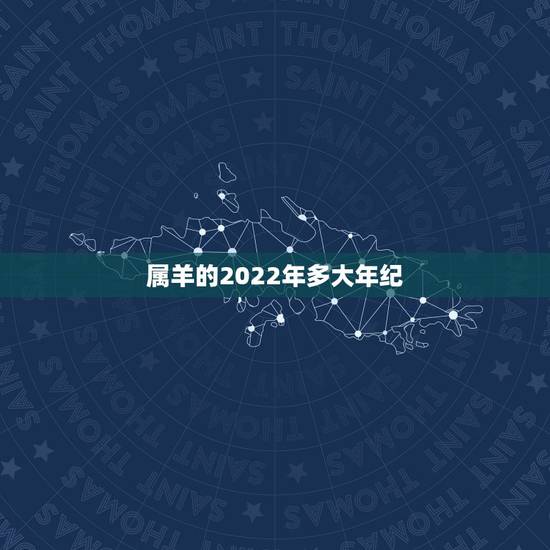 属羊的2022年多大年纪，属羊最旺财的年龄段2022年