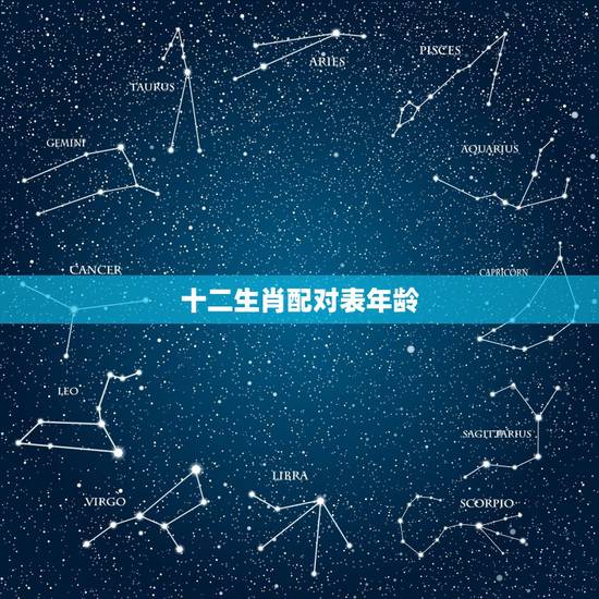 十二生肖配对表年龄,十二生肖年龄表格 十二生肖配对表年龄,十二生肖年龄表格