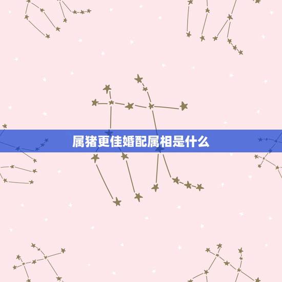属猪更佳婚配属相是什么，1975年属猪的更佳配偶