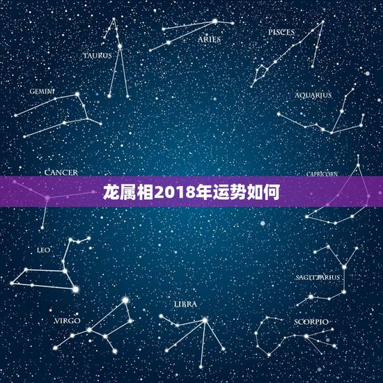 龙属相2018年运势如何，2018苏民峰生肖运程