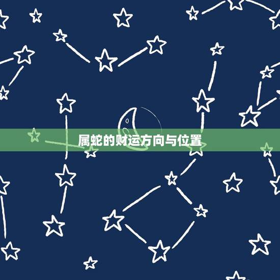 属蛇的财运方向与位置，89属蛇一生有几次婚姻