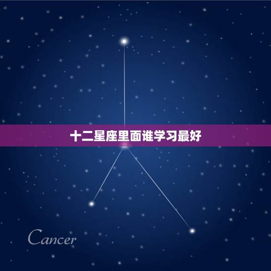十二星座里面谁学习最好，十二星座谁是学霸排名