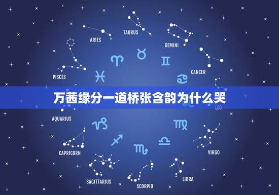 万茜缘分一道桥张含韵为什么哭，《乘风破浪的姐姐》中宁静哭了多次，这次哭