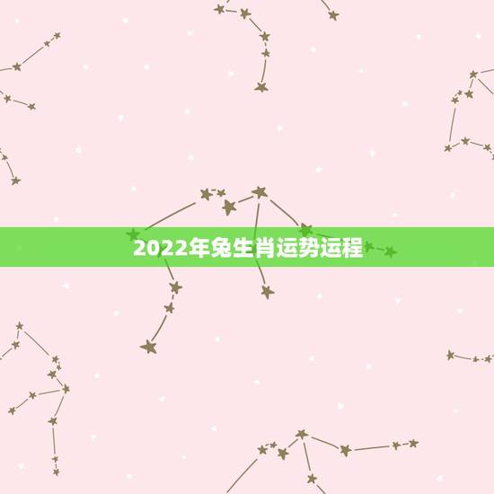 2022年兔生肖运势运程 2022生肖兔运势