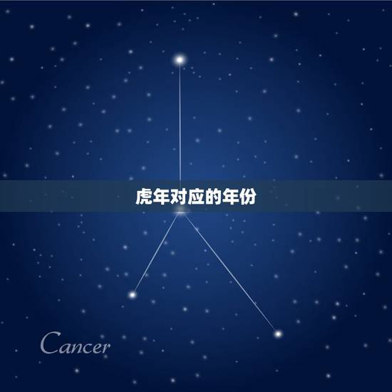 虎年对应的年份,虎年有哪些年 虎年对应的年份,虎年有哪些年