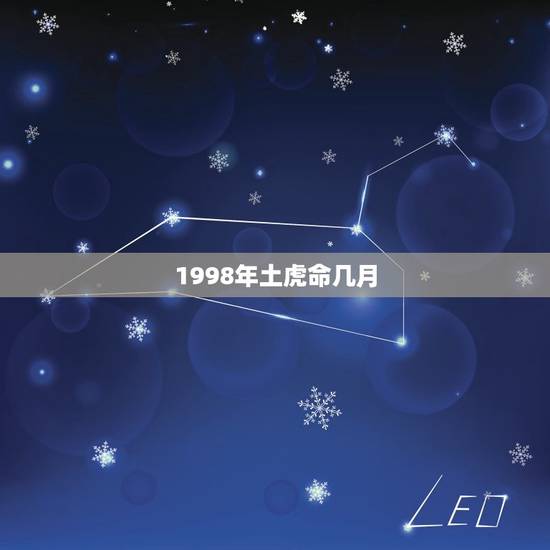 1998年土虎命几月(详解土虎命的神煞和吉凶)