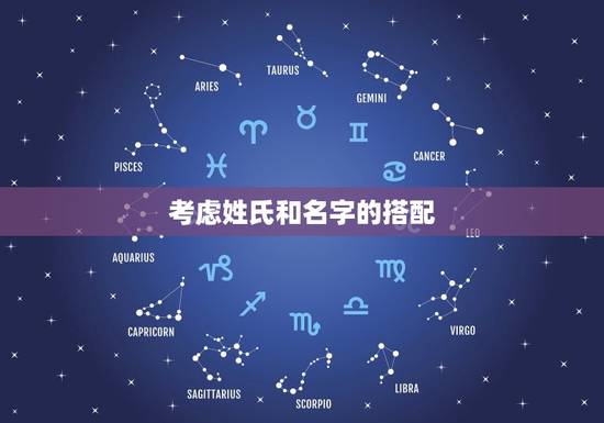 考虑姓氏和名字的搭配 考虑姓氏和名字的搭配