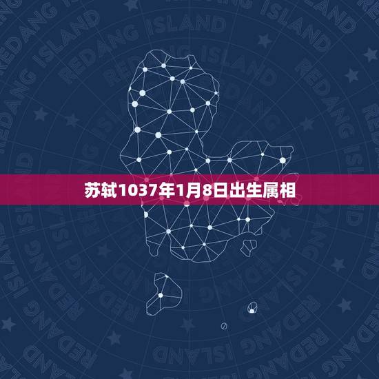 苏轼1037年1月8日出生属相，苏东坡属相是什么