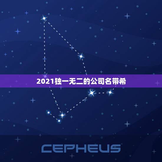 2021独一无二的公司名带希，名字的重要性是什么？