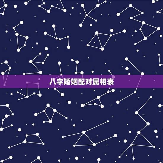 八字婚姻配对属相表，最准的12生肖配对表？