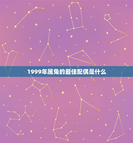 1999年属兔的最佳配偶是什么,属兔的最佳配偶是什么 1999年属兔的最佳配偶是什么,属兔的最佳配偶是什么