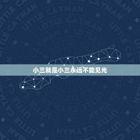 小三就是小三永远不能见光,是小三就是小三,没什么不能承认的。 小三就是小三永远不能见光,是小三就是小三,没什么不能承认的。