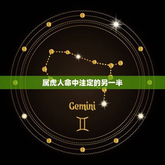 属虎人命中注定的另一半，命中注定的生肖绝配组合