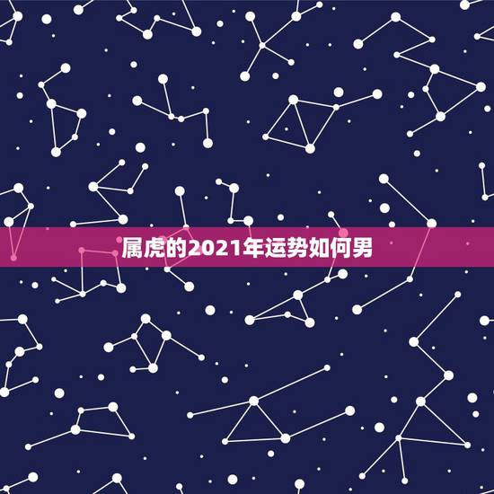 属虎的2021年运势如何男，属虎人2021年全年运势 男性