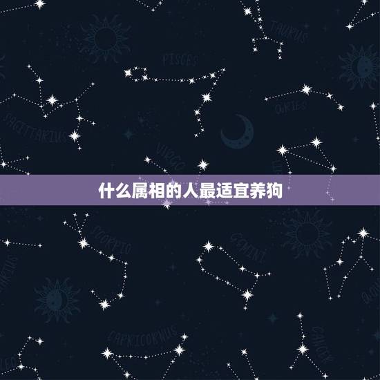 什么属相的人最适宜养狗,如果属龙的人养狗会怎么样 什么属相的人最适宜养狗,如果属龙的人养狗会怎么样