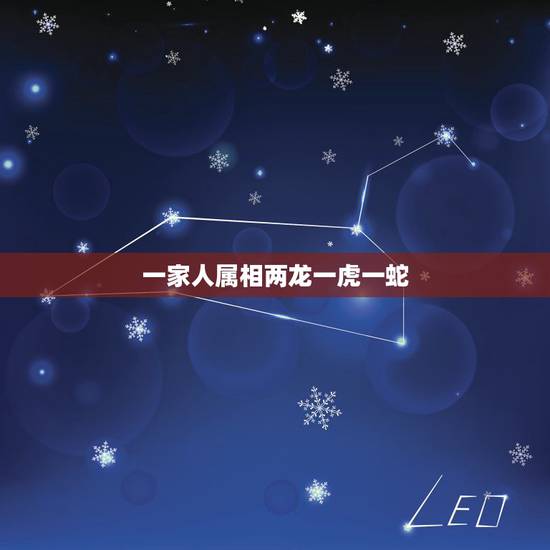 一家人属相两龙一虎一蛇，一家人属相龙，蛇，马，羊，猴 这都是挨着，有说