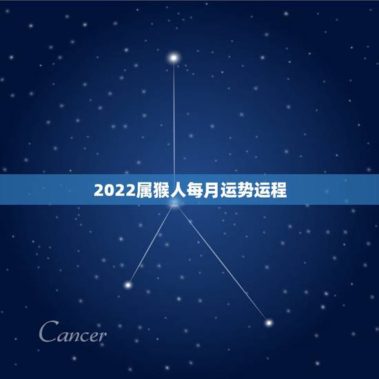 2022属猴人每月运势运程，属猴人在2021年的全年运势