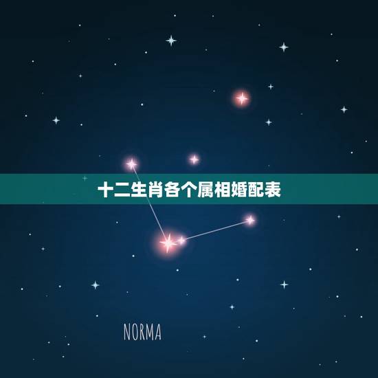 十二生肖各个属相婚配表，最全的十二生肖相配相克(12属相婚配表)(1)