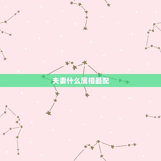 夫妻什么属相最配，属狗的和什么属相最配