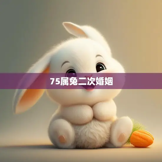 75属兔二次婚姻(何时再婚最佳) 75属兔二次婚姻(何时再婚最佳)