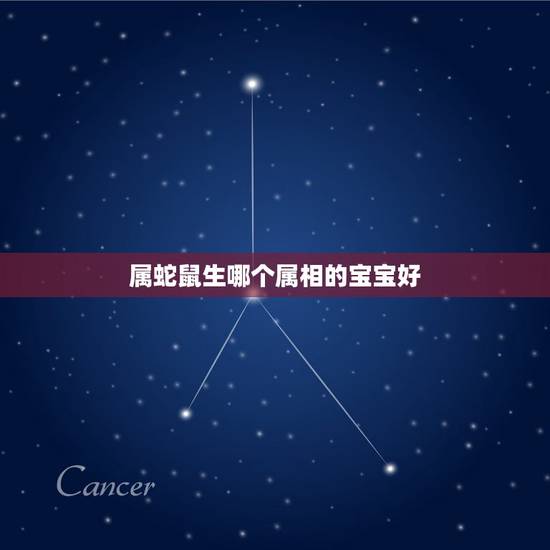 属蛇鼠生哪个属相的宝宝好，属相-两个属鼠的人生个什么属相的宝宝好？