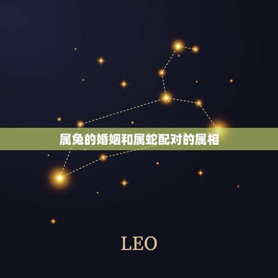 属兔的婚姻和属蛇配对的属相，属兔和属蛇的相配吗