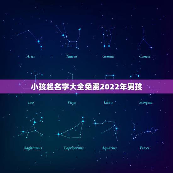 小孩起名字大全免费2022年男孩，小孩起名大全男孩2010年农历5月初