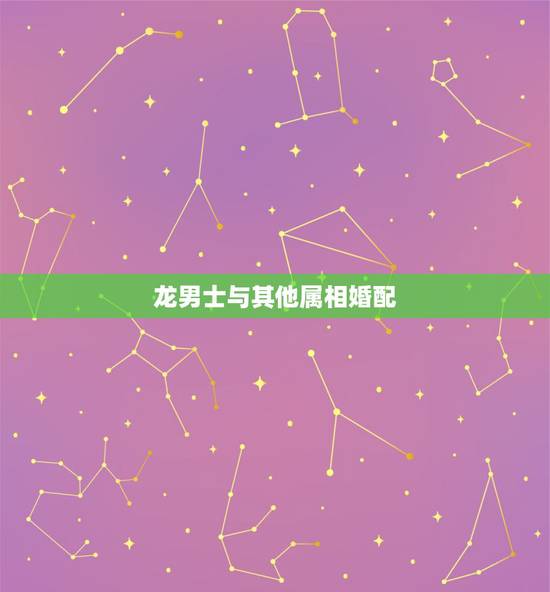 龙男士与其他属相婚配,男属龙的和什么属相最配 龙男士与其他属相婚配,男属龙的和什么属相最配