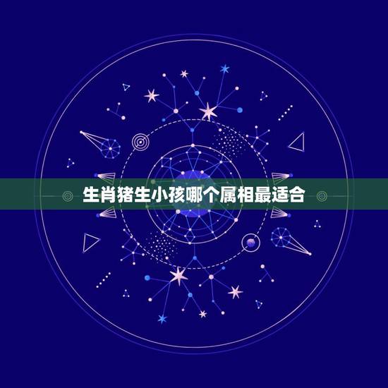 生肖猪生小孩哪个属相最适合，男属猪女属鸡生什么属相的宝宝好？