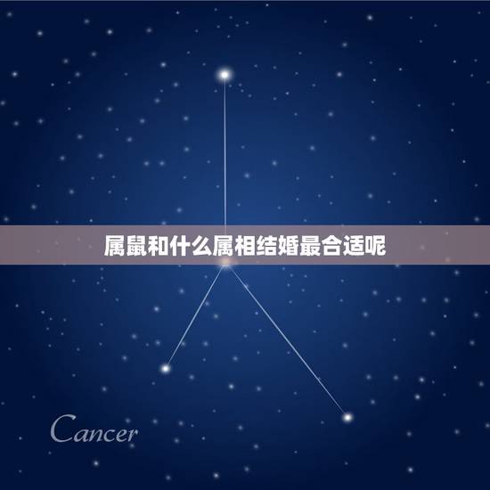 属鼠和什么属相结婚最合适呢，属老鼠的和什么结婚最好？