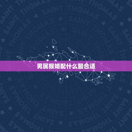 男属猴婚配什么最合适，属猴男和属什么女最配