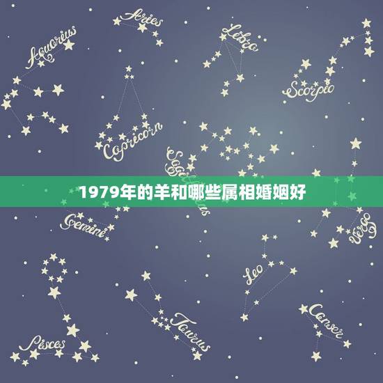 1979年的羊和哪些属相婚姻好，1991的羊和1991的羊相配婚姻如何
