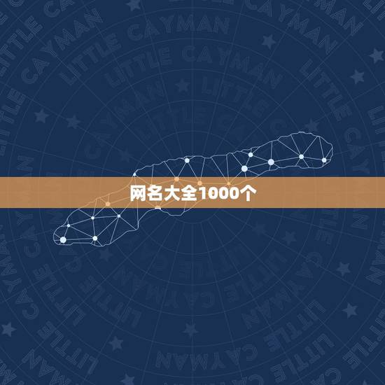 网名大全1000个,带有千字的网名 网名大全1000个,带有千字的网名