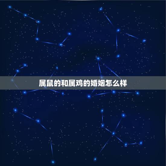 属鼠的和属鸡的婚姻怎么样，属鸡27岁和属鼠24岁婚姻