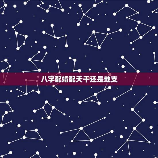 八字配婚配天干还是地支,男女婚姻方向及八字配婚谁能教教我? 八字配婚配天干还是地支,男女婚姻方向及八字配婚谁能教教我?
