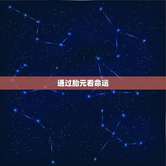 通过胎元看命运，八字的身宫命宫胎元详解