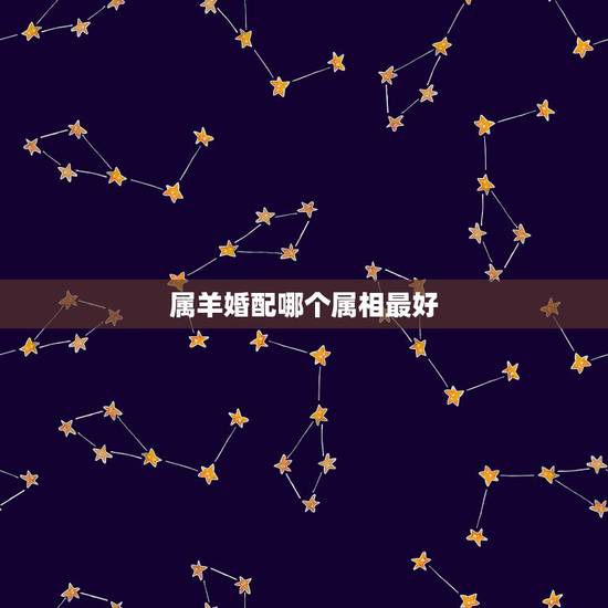 属羊婚配哪个属相最好，男属羊的和什么属相最配