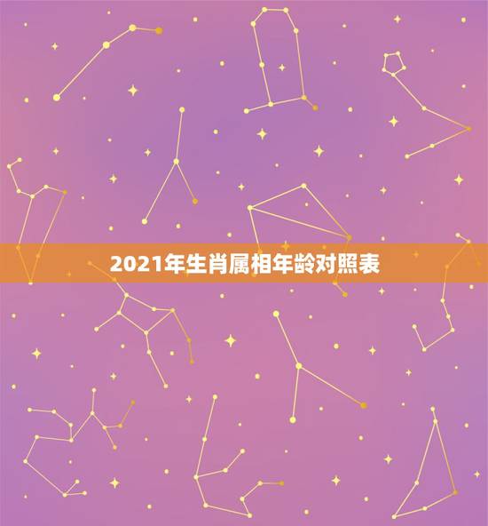2021年生肖属相年龄对照表,属相年龄对照表2021 2021年生肖属相年龄对照表,属相年龄对照表2021