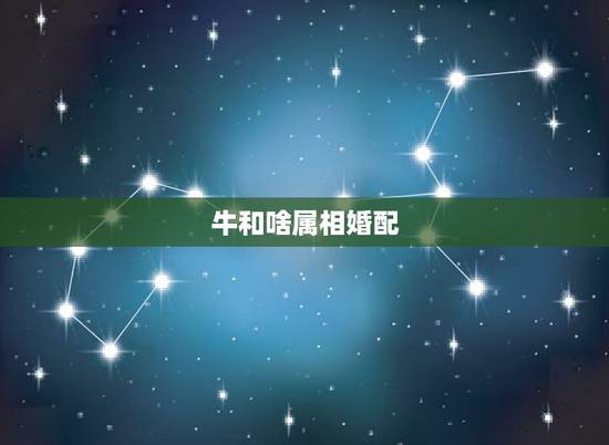 牛和啥属相婚配,属牛的和什么属相最配 牛和啥属相婚配,属牛的和什么属相最配