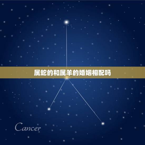 属蛇的和属羊的婚姻相配吗,属蛇和属羊的婚姻相配 属蛇的和属羊的婚姻相配吗,属蛇和属羊的婚姻相配