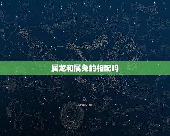属龙和属兔的相配吗,属龙女和属兔男相配吗 属龙和属兔的相配吗,属龙女和属兔男相配吗