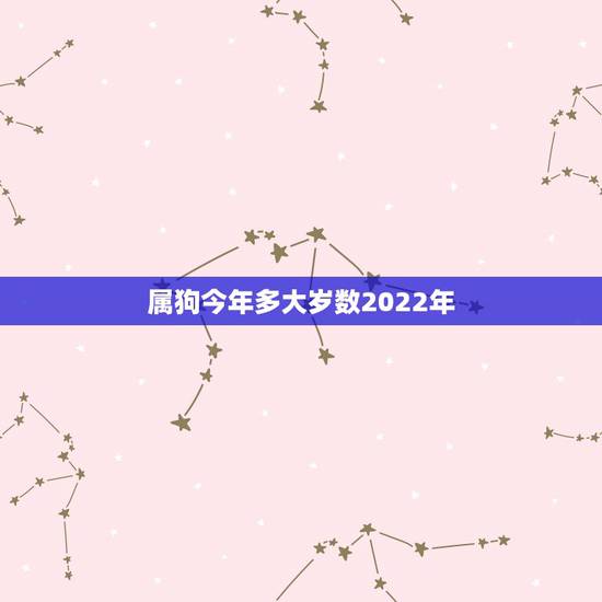 属狗今年多大岁数2022年,属羊的今年多大 属狗今年多大岁数2022年,属羊的今年多大