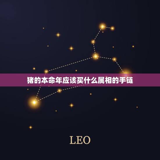 猪的本命年应该买什么属相的手链,属猪的带什么属相六合 猪的本命年应该买什么属相的手链,属猪的带什么属相六合