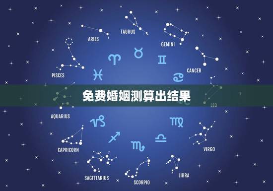免费婚姻测算出结果，哪有免费测算婚姻八字？