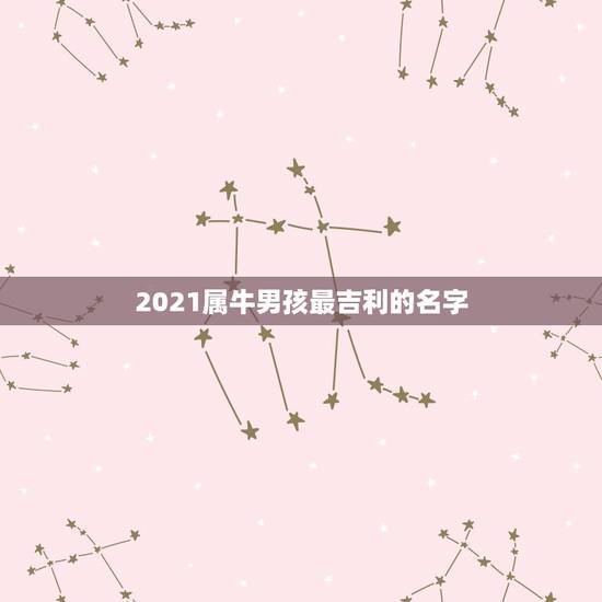 2021属牛男孩最吉利的名字,形容草木旺盛的男孩名字 2021属牛男孩最吉利的名字,形容草木旺盛的男孩名字