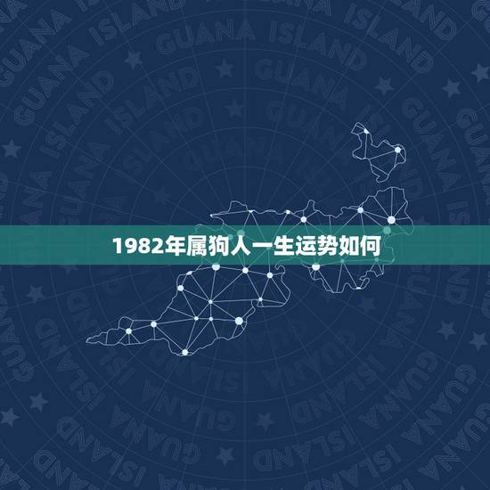 1982年属狗人一生运势如何，属狗的人一生中的命运怎样