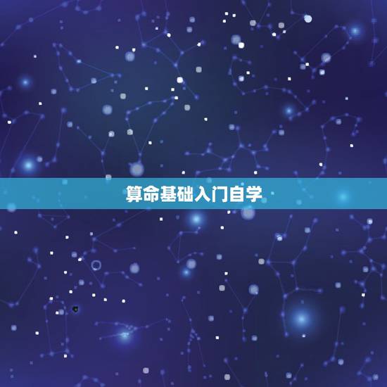 算命基础入门自学，八字算命入门基础教学20集