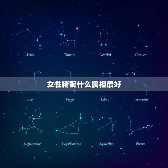 女性猪配什么属相最好，属猪女和什么属相最配