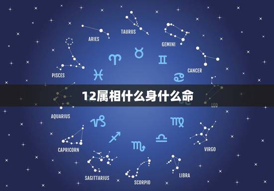 12属相什么身什么命，十二生肖各是什么命